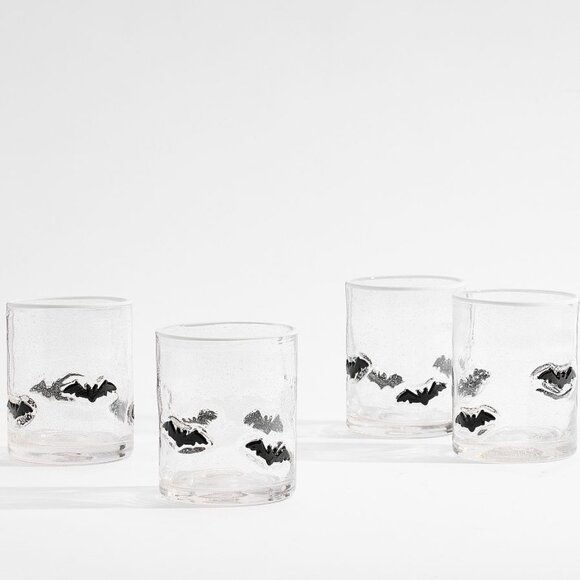 Bat Icon Glasses (set of 2) - Picture 1 of 1